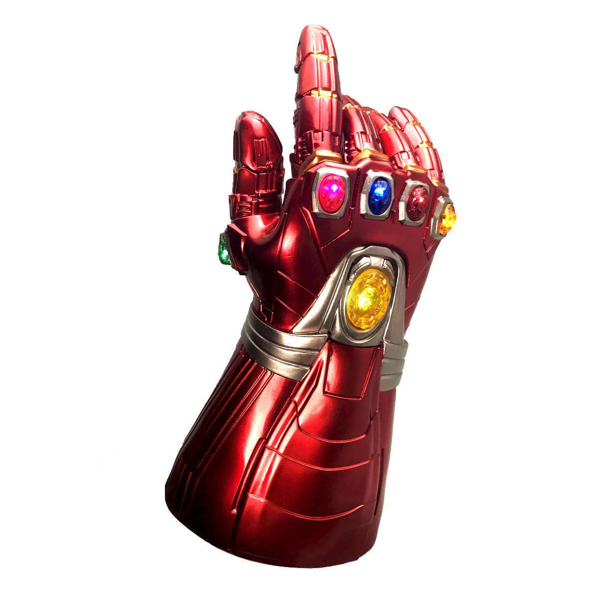 

Светящаяся перчатка Железного человека! Мстители: финал. Перчатка Iron Man 30см