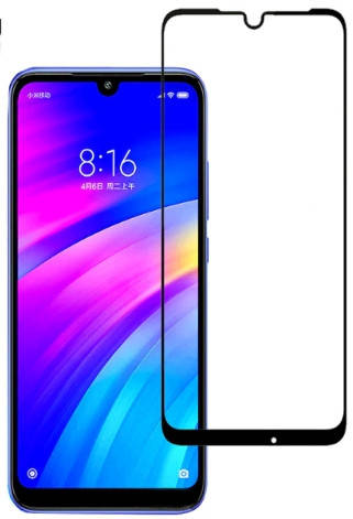 

3D Стекло Xiaomi Redmi 7 с рамкой 3698 МирАкс, Черный
