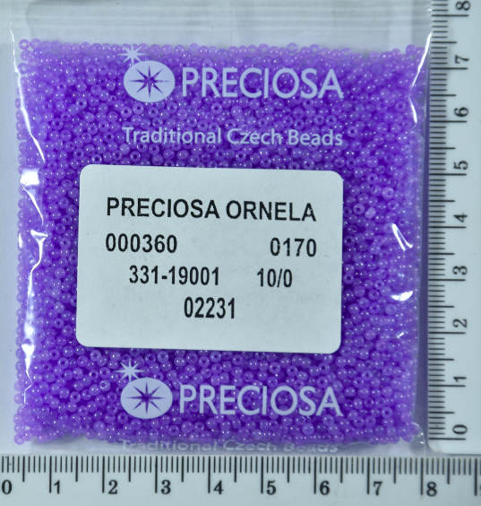 

Бисер PRECIOSA №10/0 №02231 мат-блест пакет 50 грамм уп=1пакет