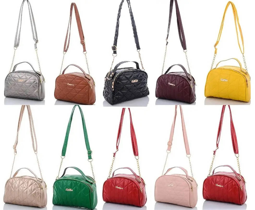 

Сумочка женская кросс-боди 23*18 см стеганная на два отделения с длинным ремешком Dpolo, Разные цвета