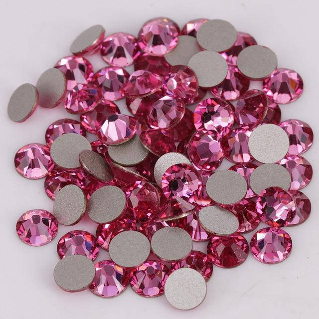 

Стразы клеевые Premium Rose SS16 Non-hot Fix 1440 шт. Стразы холодной фиксации, Розовый