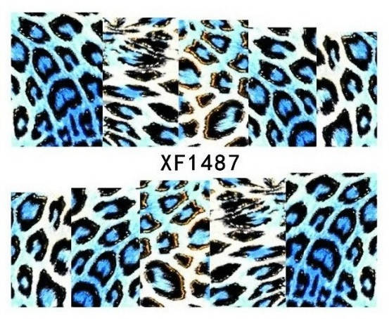 

Слайдер дизайн, водные наклейки на ногти для маникюра XF (YZW) 1487, Разные цвета