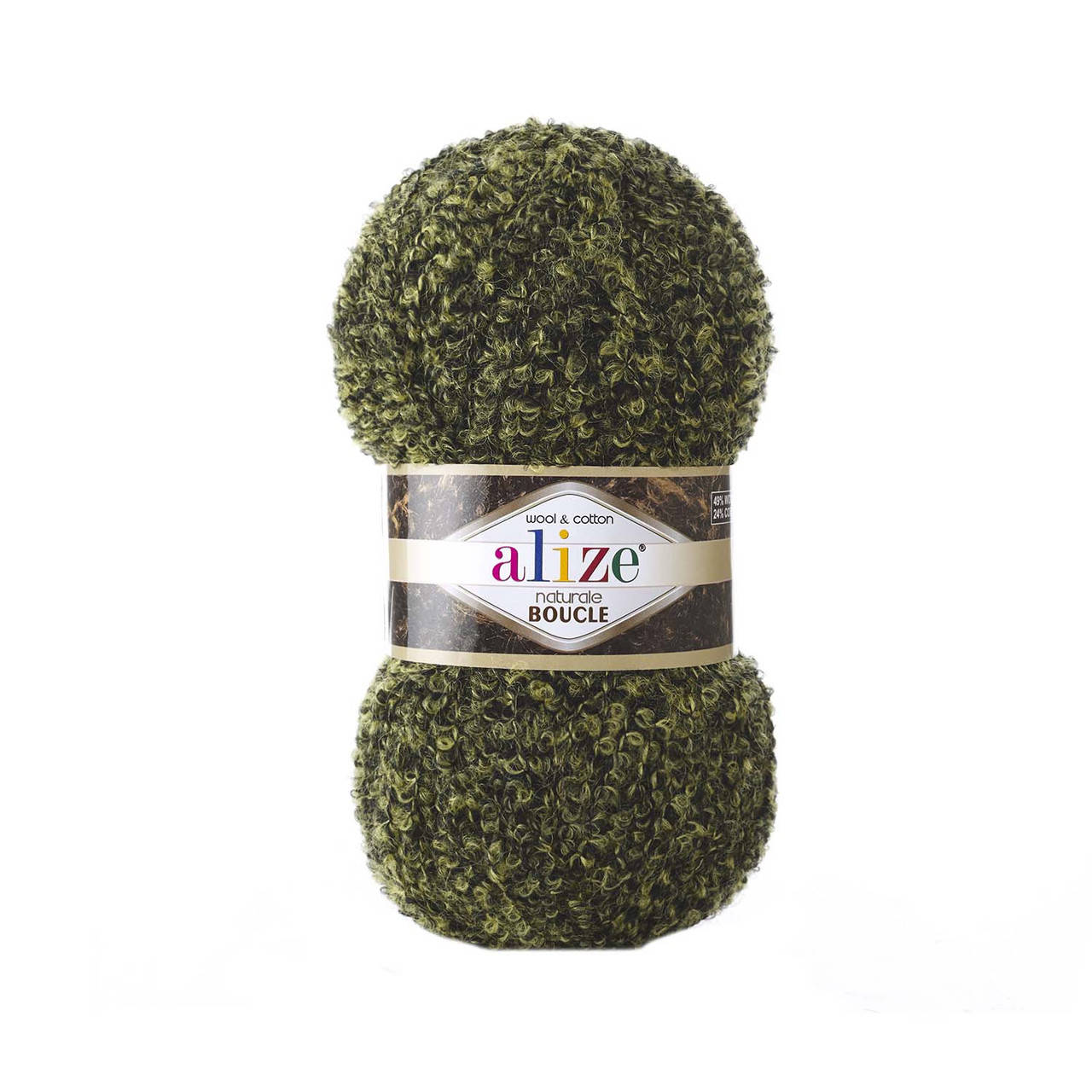 

Alize Naturale Boucle № 6044 хаки