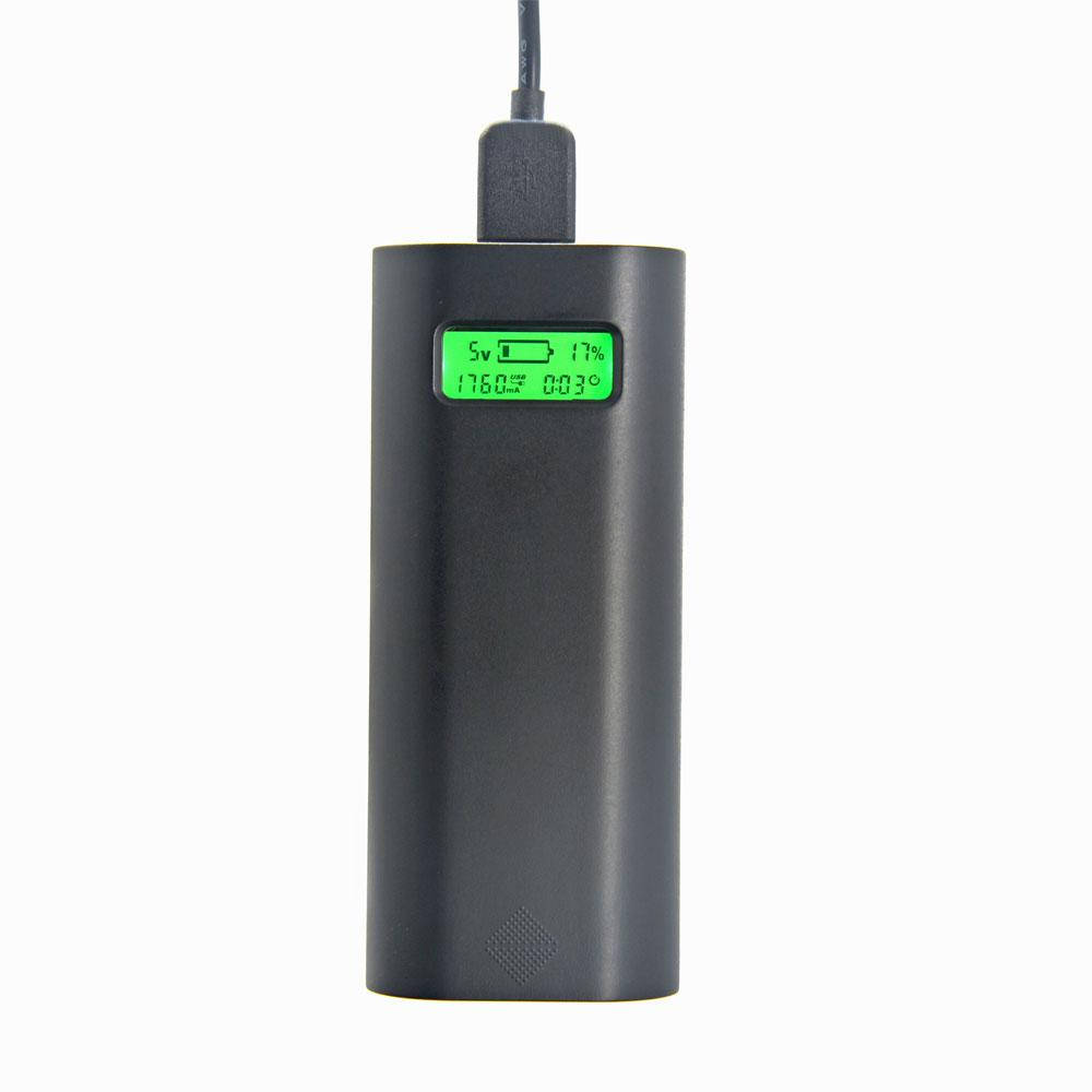 

Кейс/УМБ Soshine E4S Black на 2 сменных аккумулятора 18650, LCD дисплей, 5V/2.1A, Черный