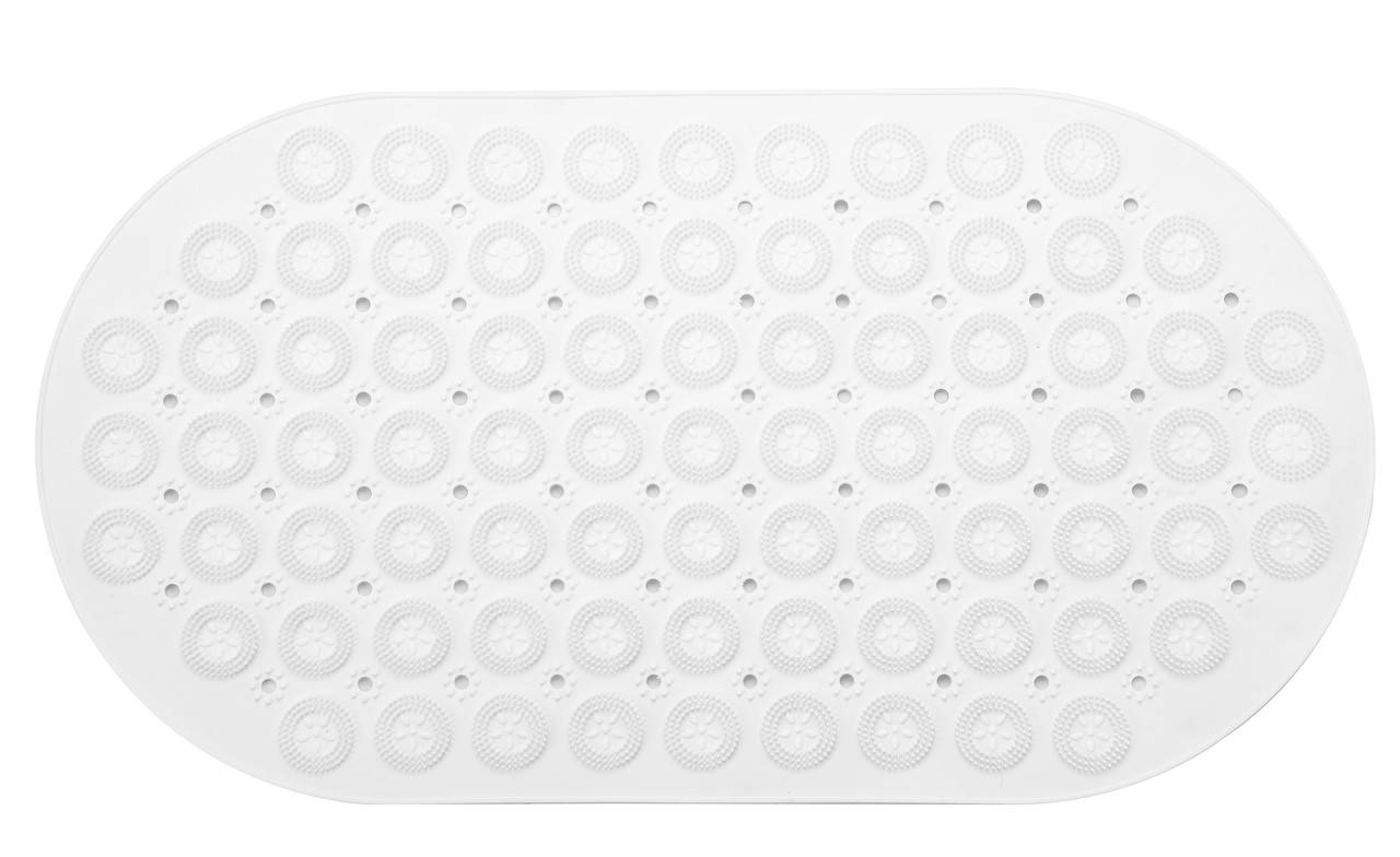 

Коврик массажный в ванную комнату MASSAGE, ROSE PLASTIC, 37х69см, Турция, GP-142 Белый