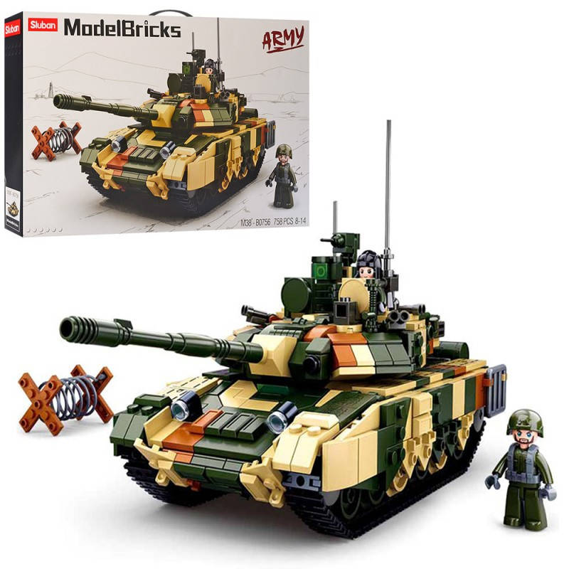 

Конструктор SLUBAN M38-B0756 АРМИЯ - Танк (758 дет.)