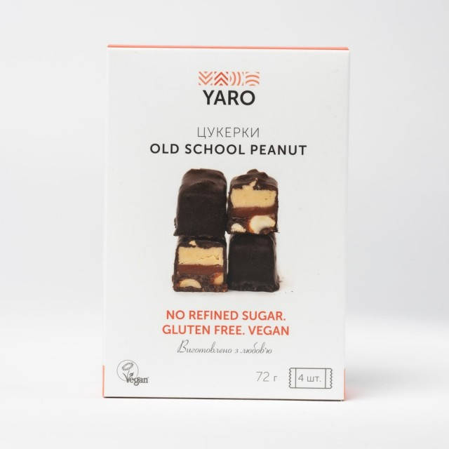 

Конфета old school peanut 18г YARO