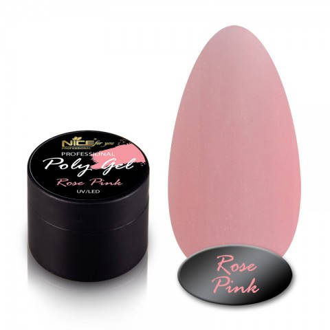 

Полигель Nice ROSE PINK ,15 мл
