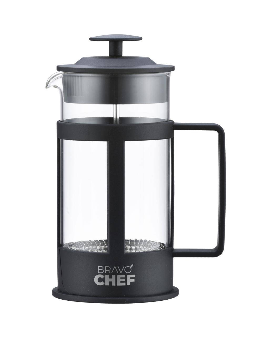 

Френч-пресс 600 мл BRAVO CHEF черный BC-7301-600, Желтый