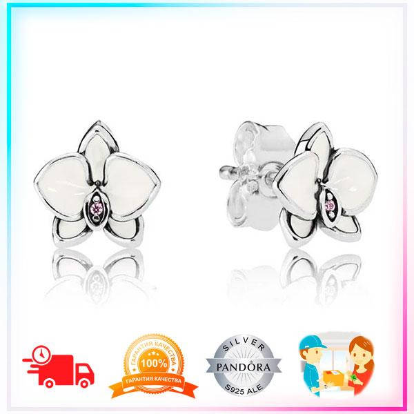 

Пандора Серьги Орхидея Pandora 290749EN12