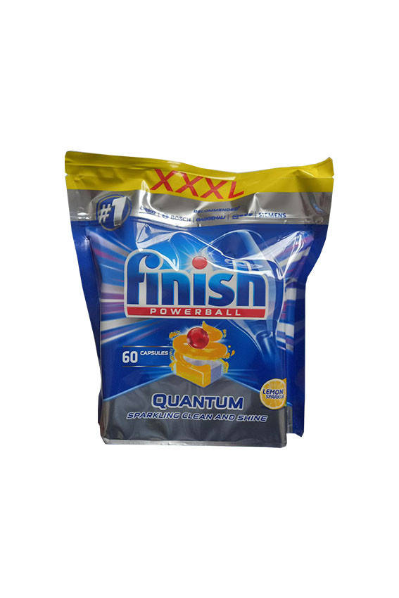

Капсулы для посудомоечной машины Finish Quantum Powerball Lemon 60шт