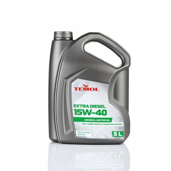 

Масло дизельное 15W-40 TEMOL EXTRA DIESEL 15W-40 канистра 5 л, масло 15в40 дизель, олива 15в40 дизель