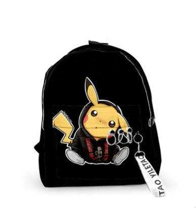 

Рюкзак 3D-анимация рюкзака Покемон Пикачу Pokemon Малыш, Черный
