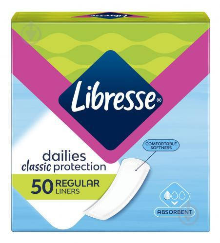 

Гигиенические ежедневные прокладки Libresse Classic Protection, 50 шт