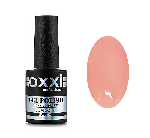 

OXXI Cover Base № 03 - камуфлирующая база-корректор для гель-лака (розовая), 10 мл