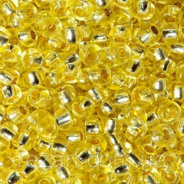 

Чешский бисер Preciosa 10/0 №08283 блестящий светло желтый, 50 грамм