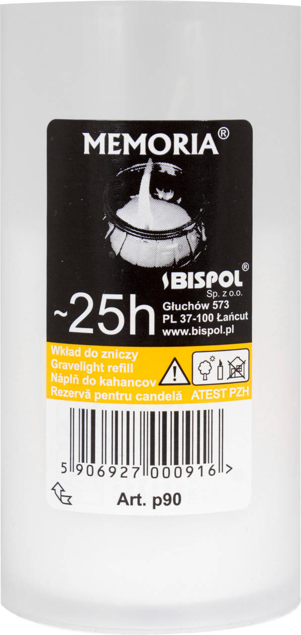 

Запаска, вкладыш для лампадки 25 часа, Р90