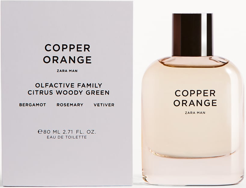 

ZARA COPPER ORANGE 80 Ml туалетна вода чоловіча (оригінал оригінал Іспанія)
