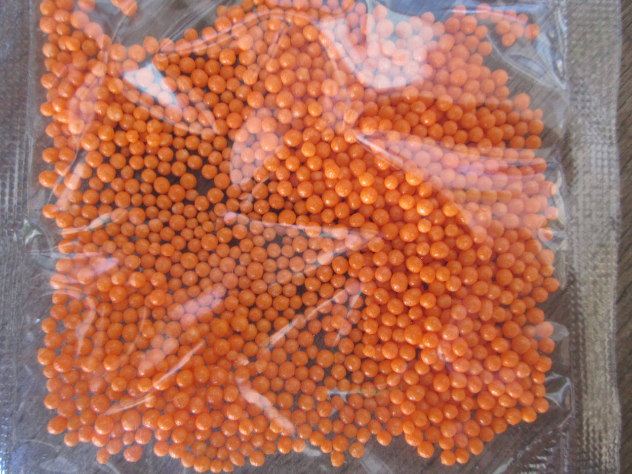 

Пасхальная посыпка горошек (оранжевая)