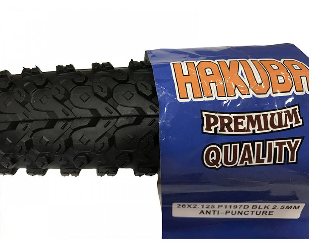 

Велосипедная покрышка антипрокольная "Hakuba" 26 x 2.125 P1197D