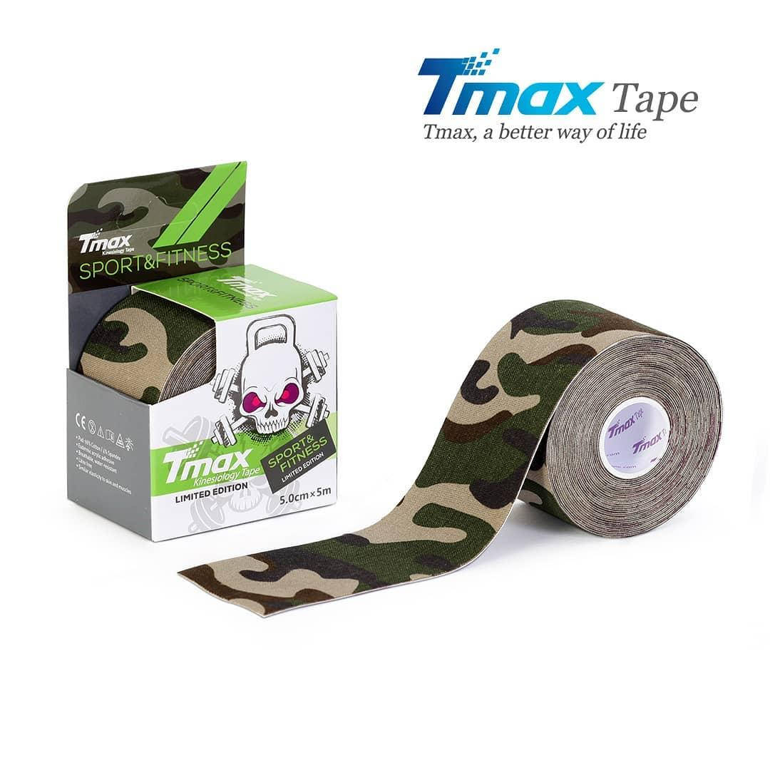 

Кинезио тейп Tmax Pattern Tape 5cm X 5m (камуфляжный зеленый)