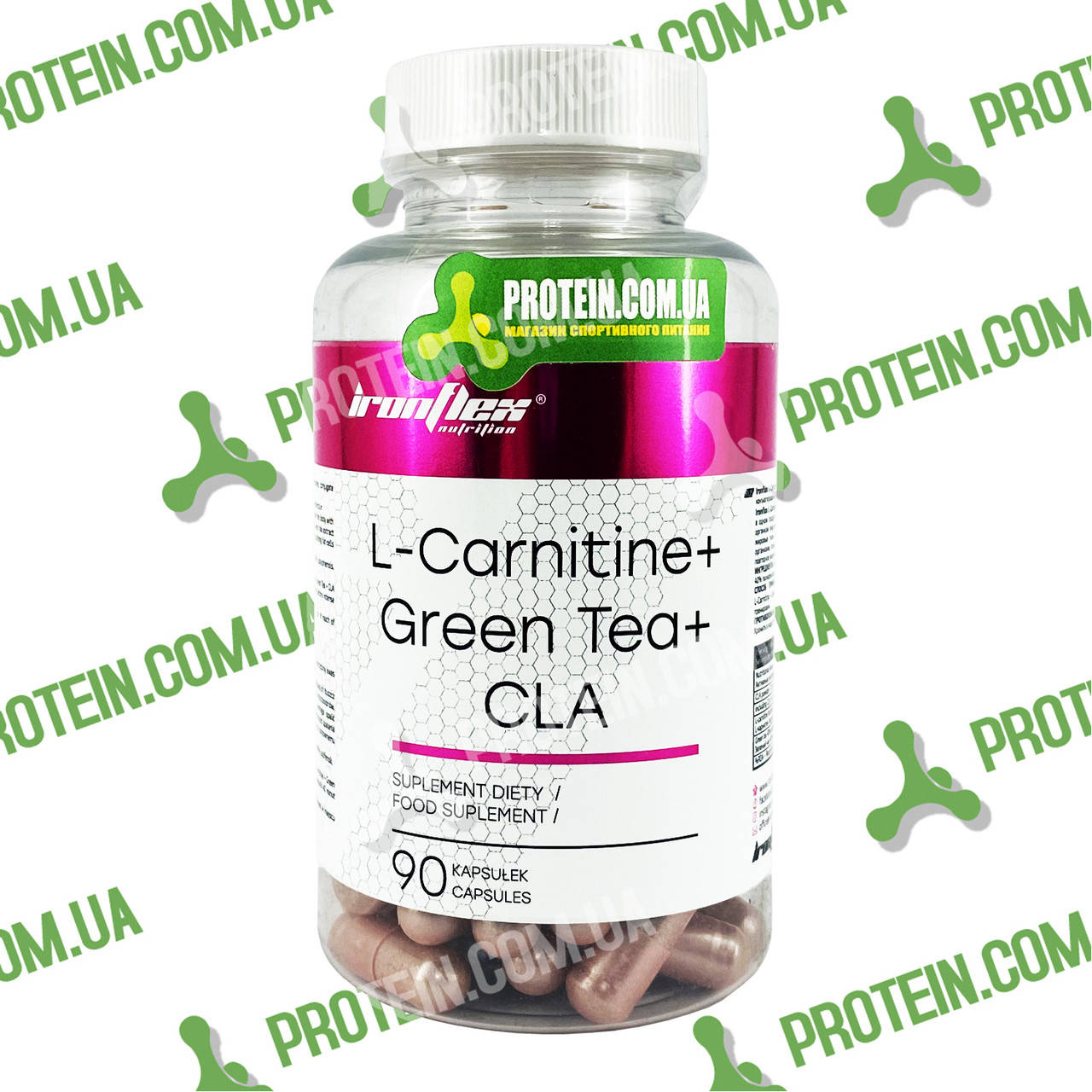 

Жиросжигатель Л-Карнитин Зеленый Чай IronFlex L-Carnitine Green Tea CLA 90 капс