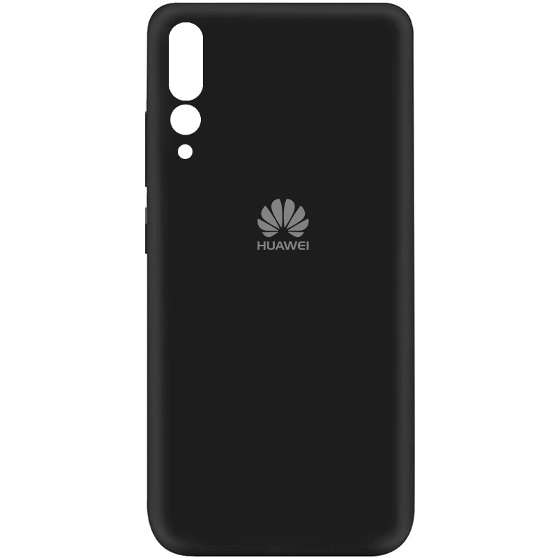 

Силиконовый чехол Silicone Cover на телефон Huawei P20 Pro / Хуавей П20 Про, Черный