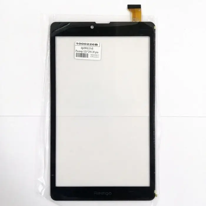 

Сенсор для планшета dp080133-f1 (Размер 121*206 30 pin) Black