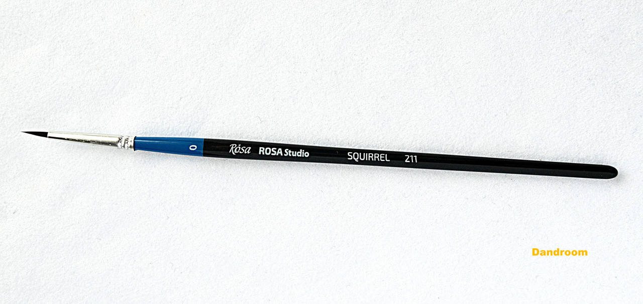

Белка круглая, 211, № 0, к. р. кисть ROSA Studio