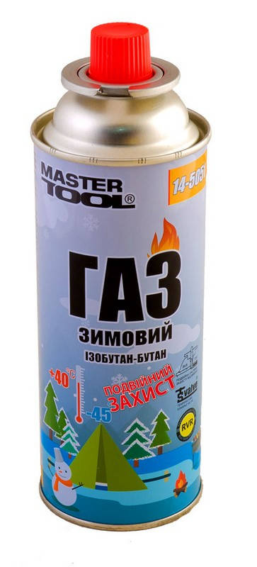 

Газ бутан MASTERTOOL "ЗИМНИЙ" 220 г 14-5051