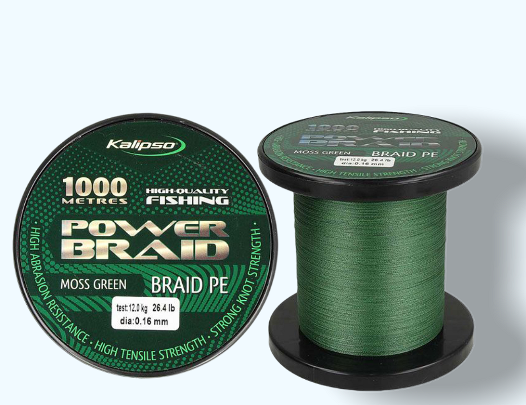 

Шнур Kalipso Power Braid MG 1000м 0,20мм, Зелёный