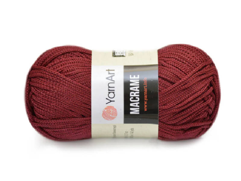 

YarnArt Macrame, Вишневый №145, Бордовый