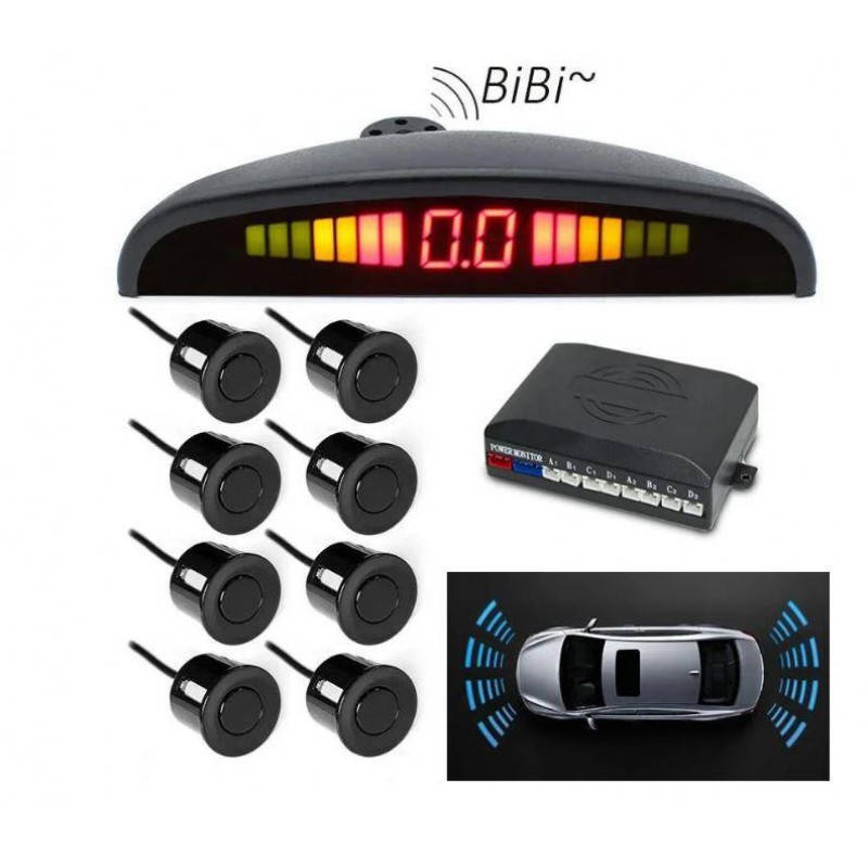 

Парктроник на 8 датчиков Черный