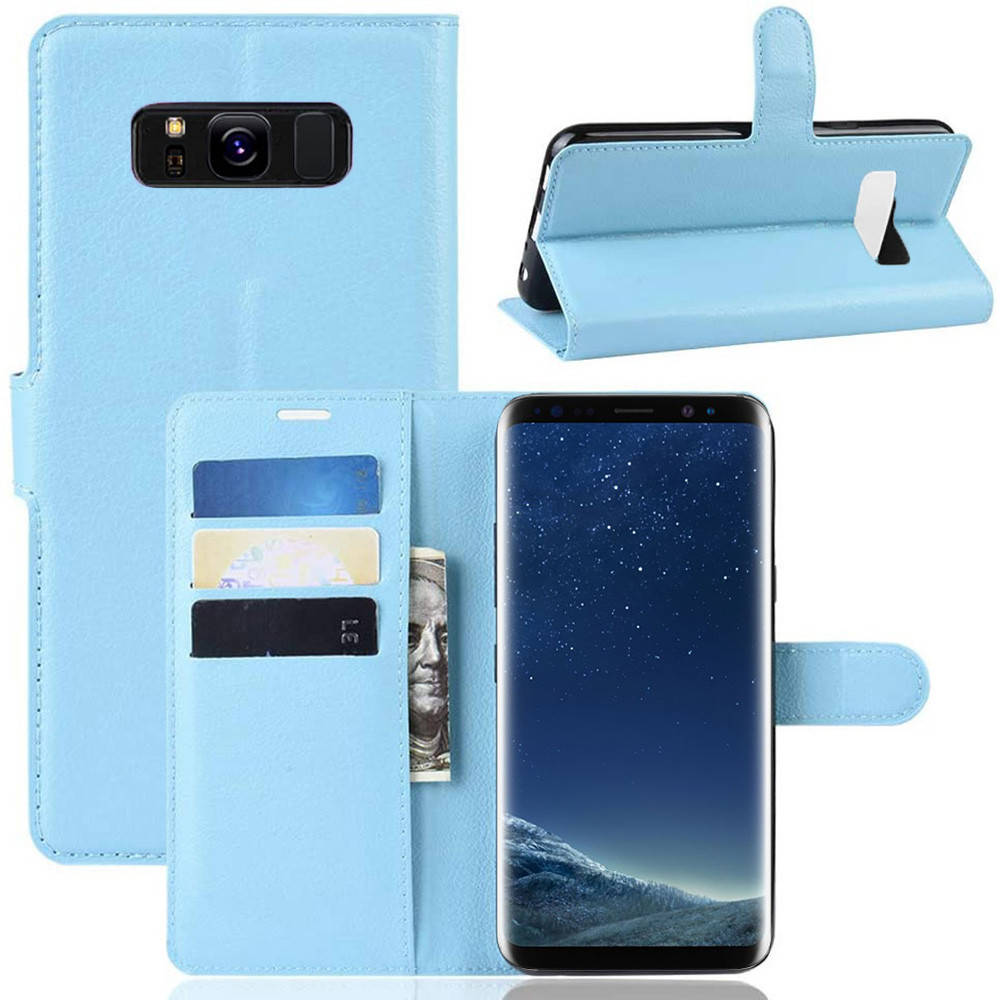 

Чехол-книжка Litchie Wallet для Samsung G950 Galaxy S8 Blue, Голубой