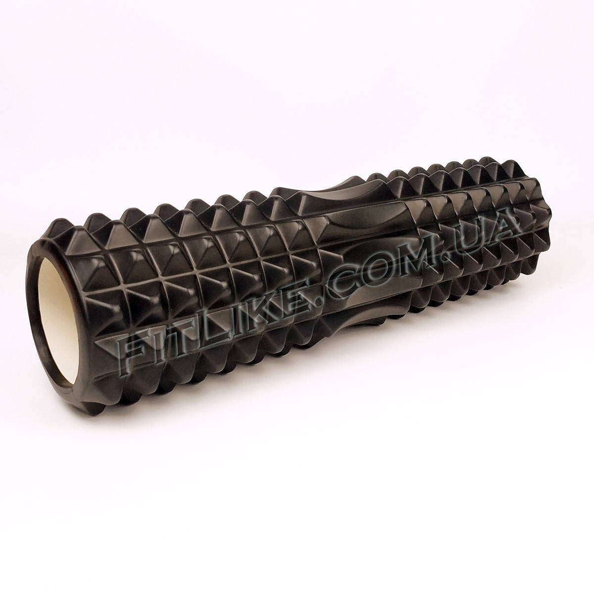 

Валик массажный 45х13 см Spikes Roller PRO (ролик, валик спортивный для массажа спины, мышц, ног) Черный
