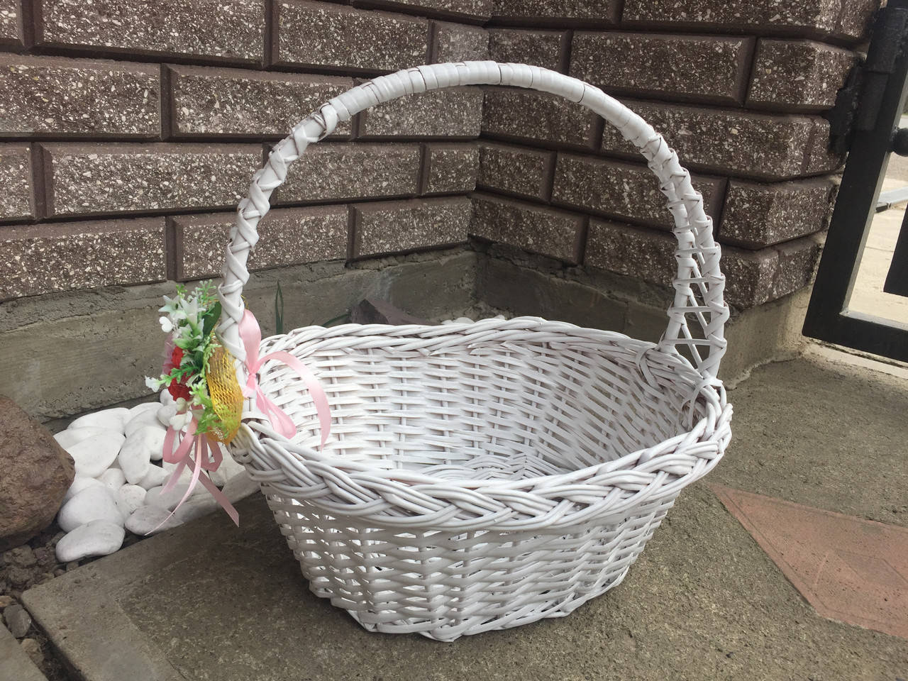 

Корзина "Лодочка №3" белая