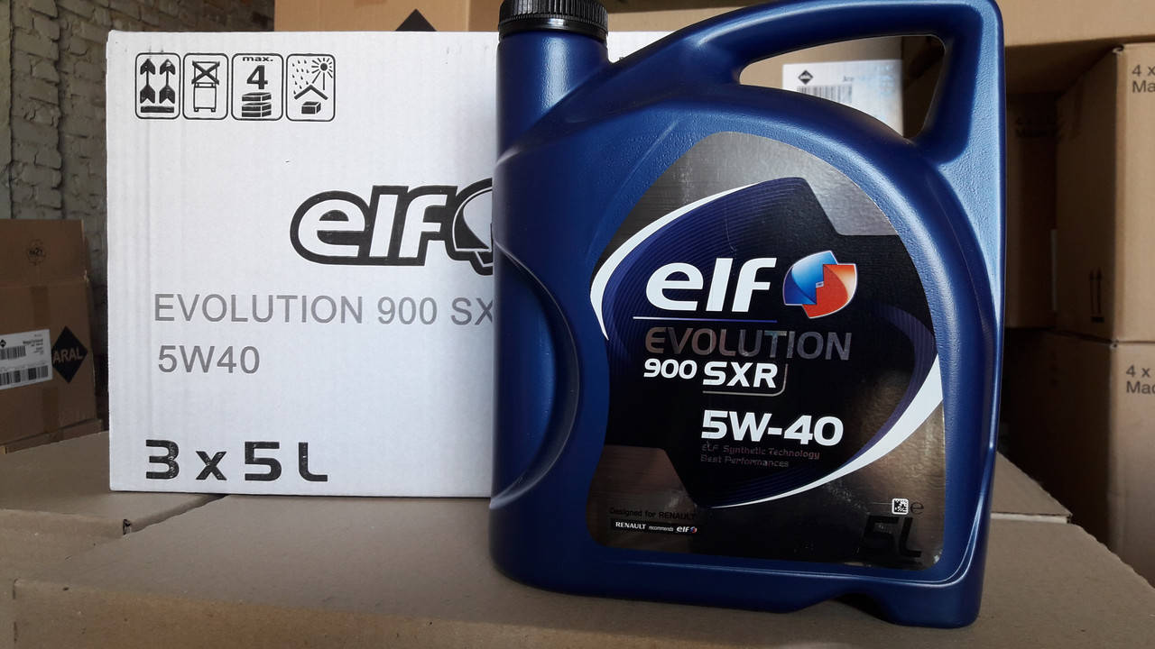 

Масло моторное синтетическое Эльф Elf Evolution 900 SXR 5W-40 (5 литров)
