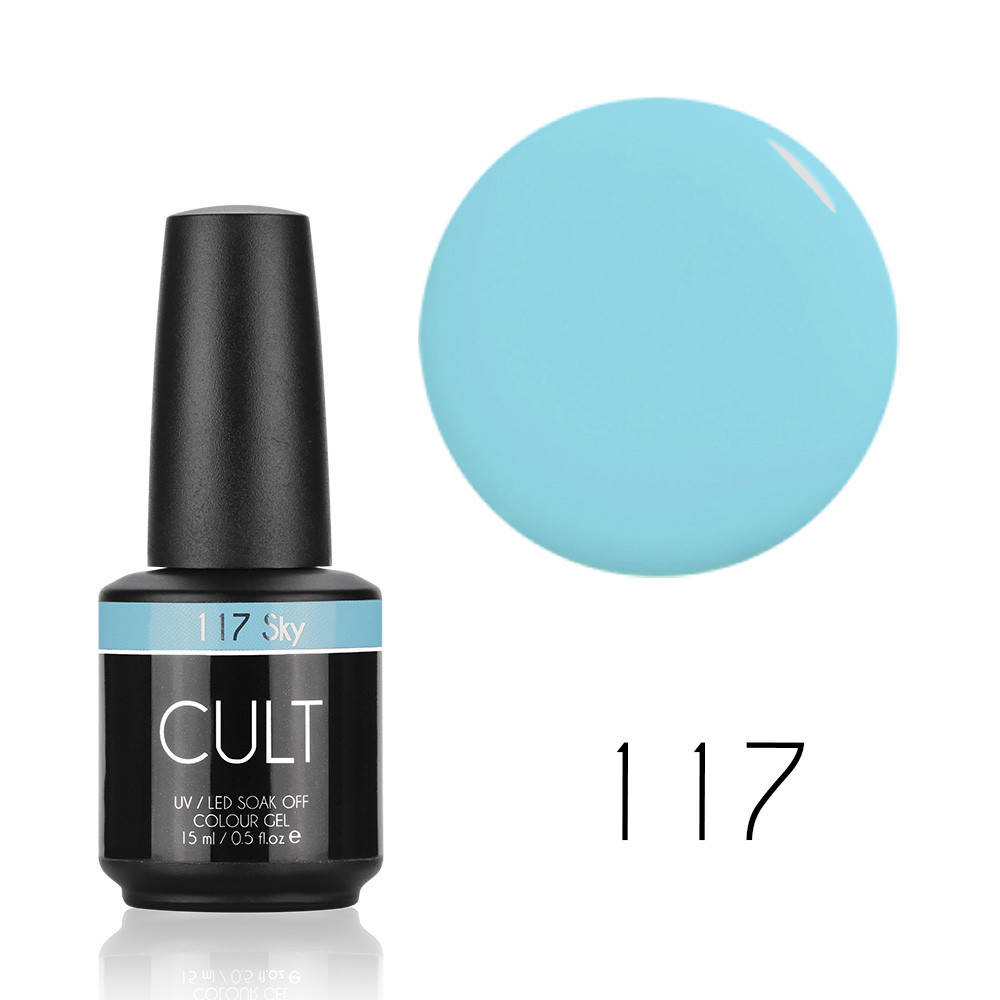

Гель лак CULT №117 Sky 15 мл