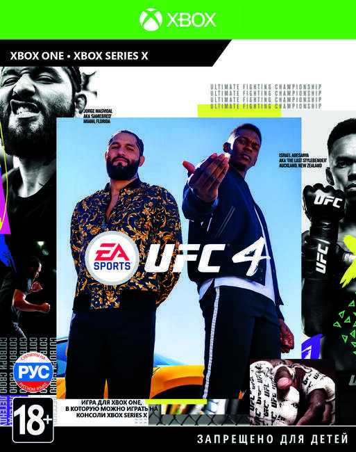 

UFC 4 XBox One (русские субтитры)