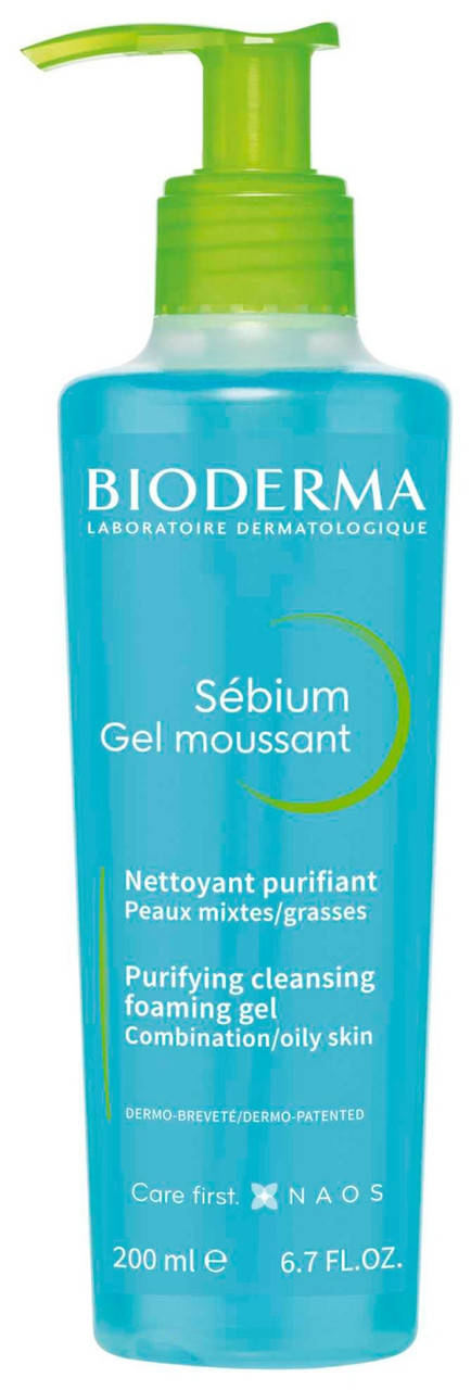 

Гель для умывания очищающий Bioderma Sebium Gel Moussant 200мл Биодерма