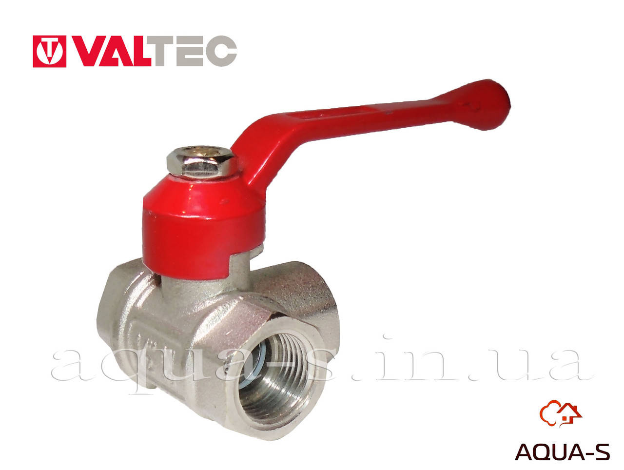 

Кран трехходовой Valtec DN 1/2" (L-затвор) на 2 положения (VT.360.N), Серый