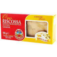 

Листы лазаньй Riscossa Italian Lasagne Pasta - 500 g