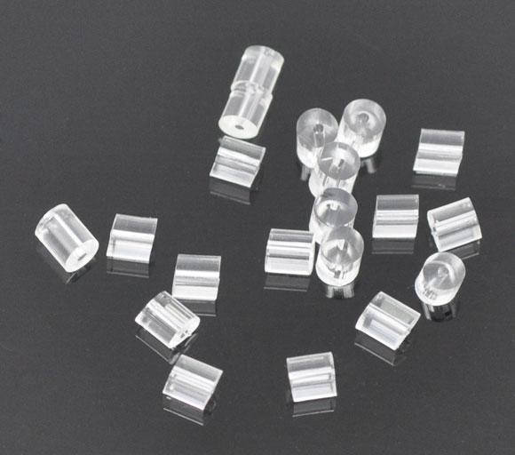 

Заглушка для Серьги, Резина, 3 mm x 3 mm, Прозрачный