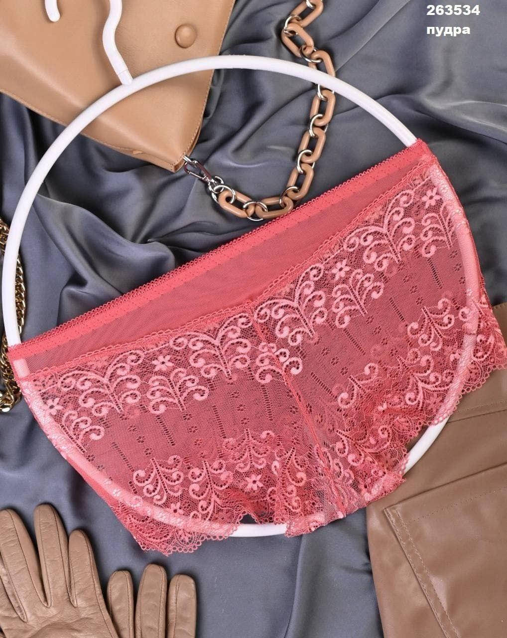 

Женские кружевные трусики, Красный