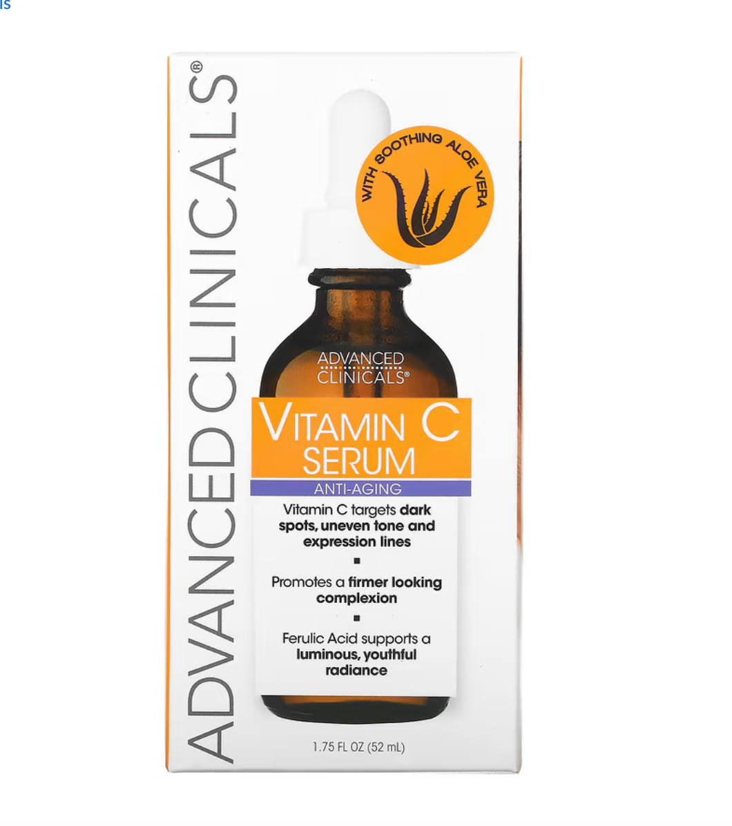 

Advanced Clinicals, антивозрастная сыворотка с витамином C,