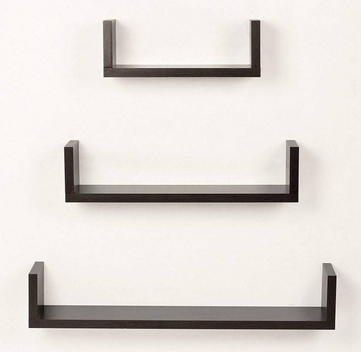 

Комплект полок для книг "Трио", навесная полка (300\450\600 мм) Венге Магия