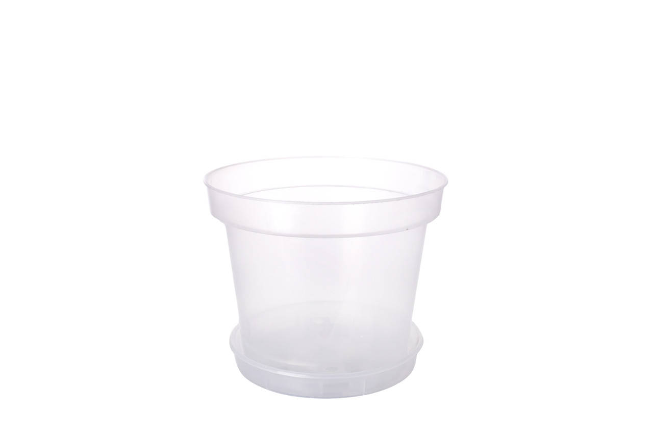 

Горшок для орхидей 3л, D-190мм с подставкой, прозрачный