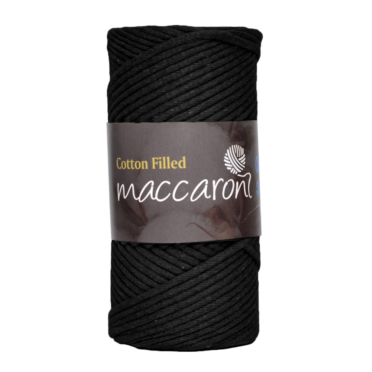 

Бавовняний шнур Maccaroni Cotton Filled 3 mm Ніжно-рожевий, Черный