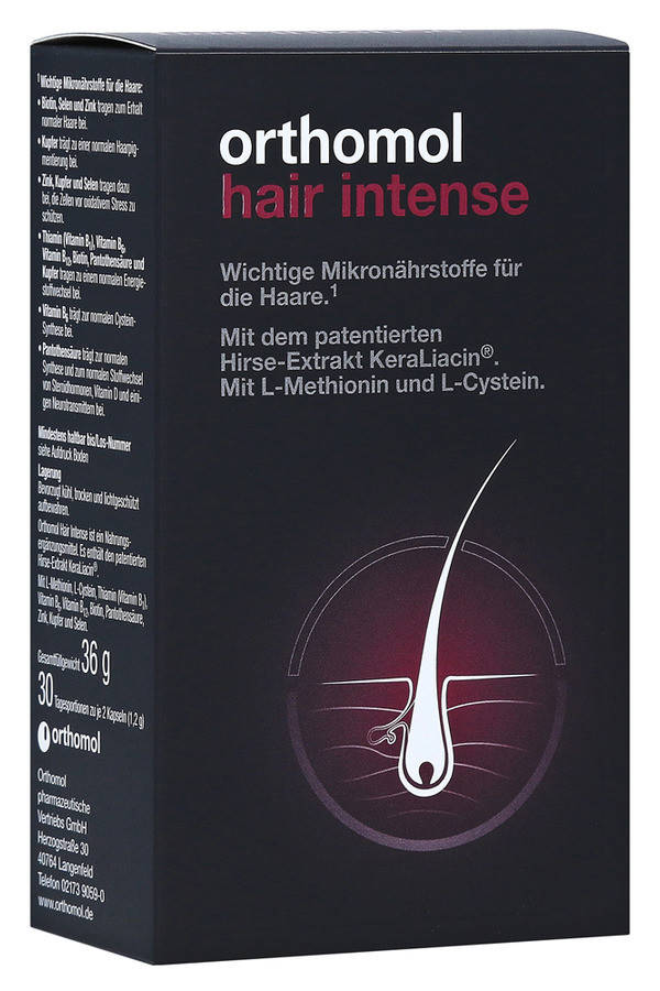 

ORTHOMOL Hair intense (ОРТОМОЛ Хэйр Интенс) - интенсивный рост и укрепление волос