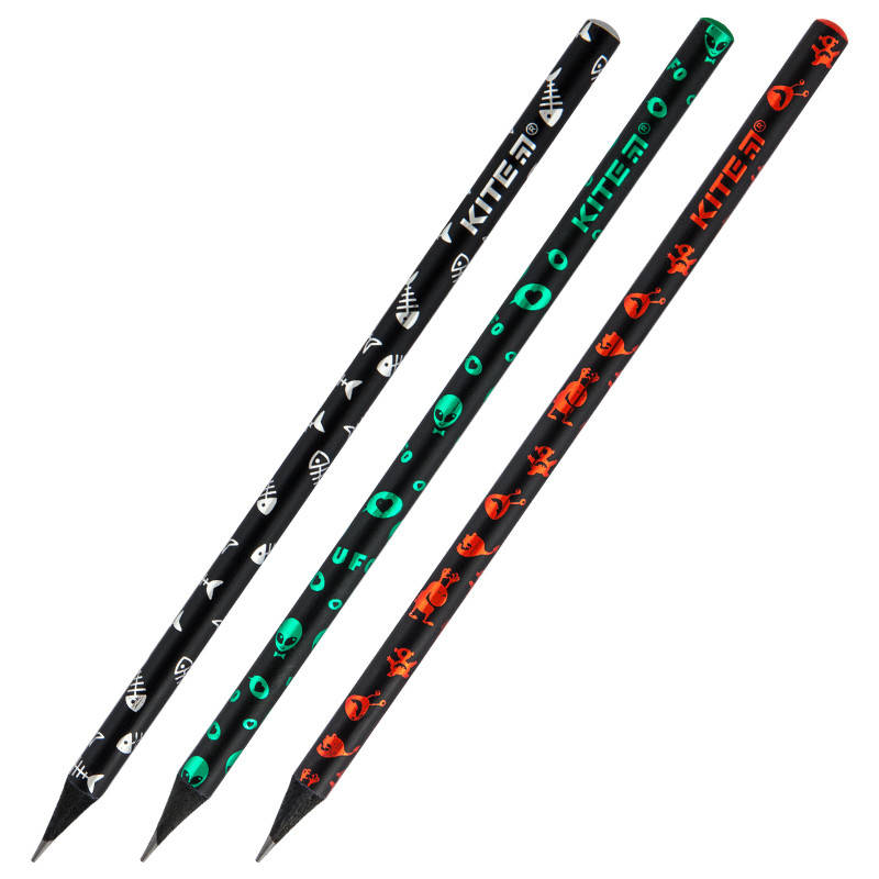 

Карандаш графитный HB Kite Boys K20-159-1, 44171, Черный